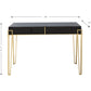 Black Mirrored Console Table By Homeroots | Console Tables | Modishstore - 2