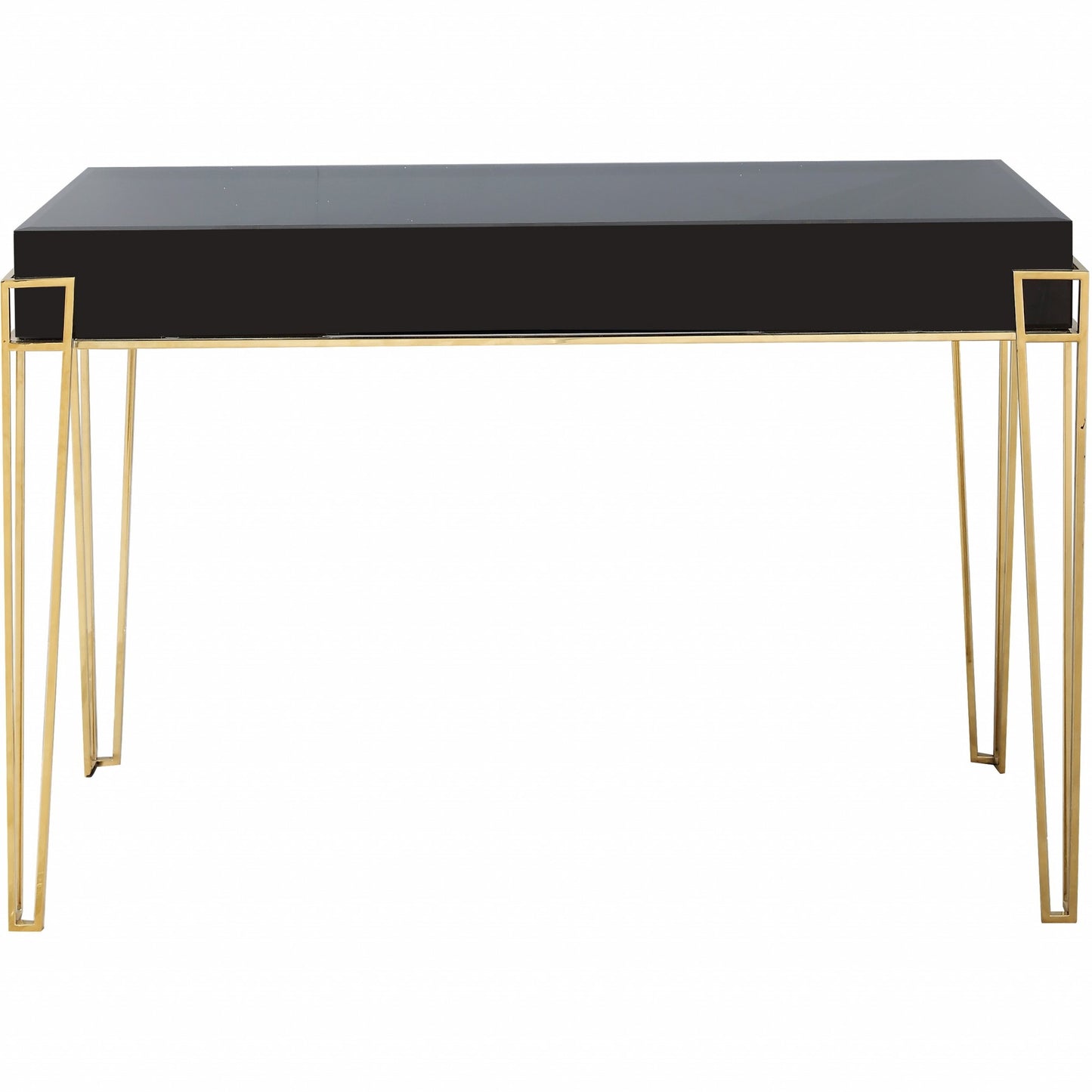 Black Mirrored Console Table By Homeroots | Console Tables | Modishstore - 5