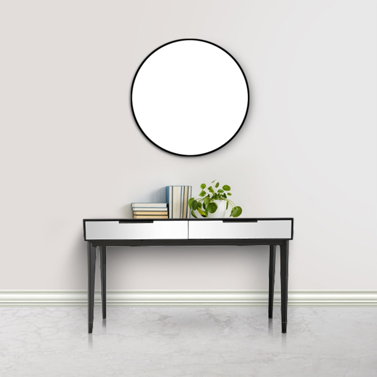 Smokey Grey Console Table By Homeroots