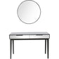 Smokey Grey Mirror and Console Table By Homeroots | Console Tables | Modishstore