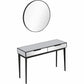 Smokey Grey Mirror and Console Table By Homeroots | Console Tables | Modishstore - 6
