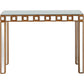 Square Reflective Mirror Console Table By Homeroots | Console Tables | Modishstore - 3