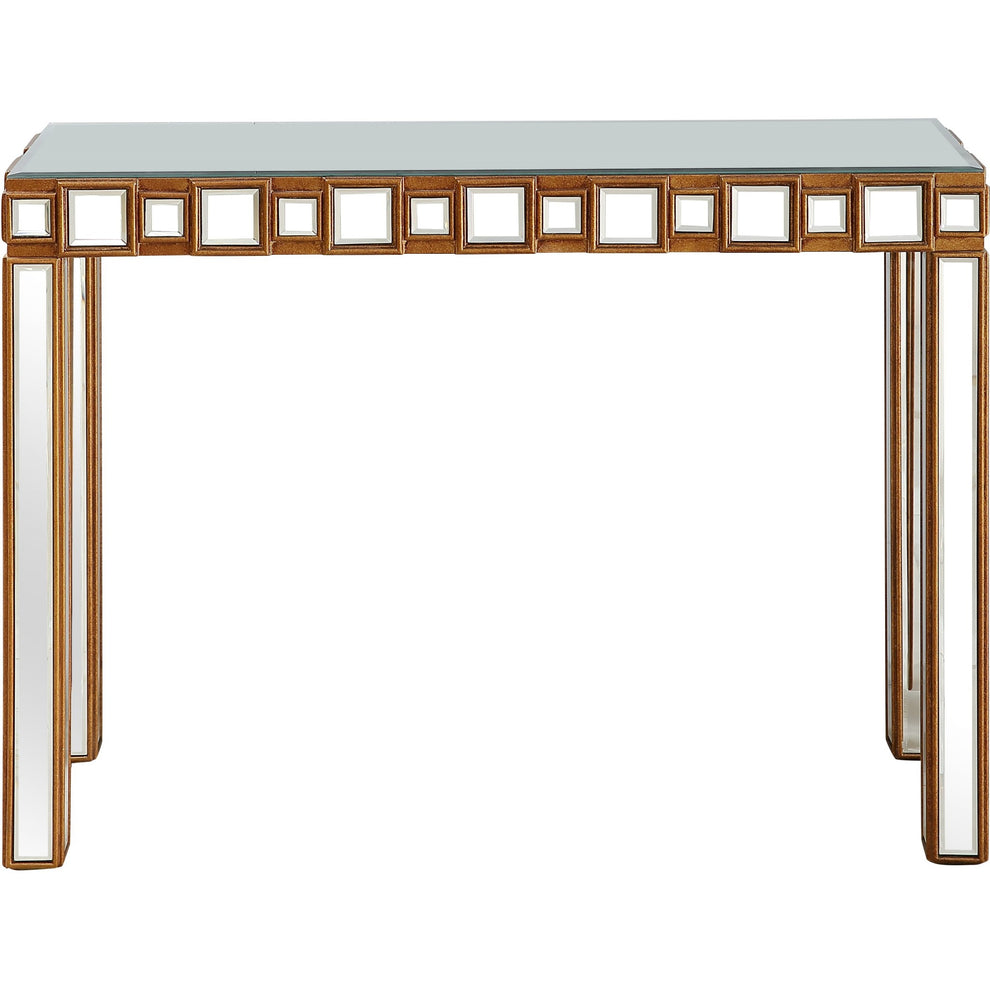 Square Reflective Mirror Console Table By Homeroots | Console Tables | Modishstore - 3