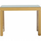 Square Reflective Mirror Console Table By Homeroots