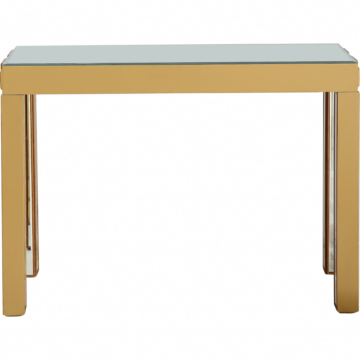 Square Reflective Mirror Console Table By Homeroots | Console Tables | Modishstore - 6