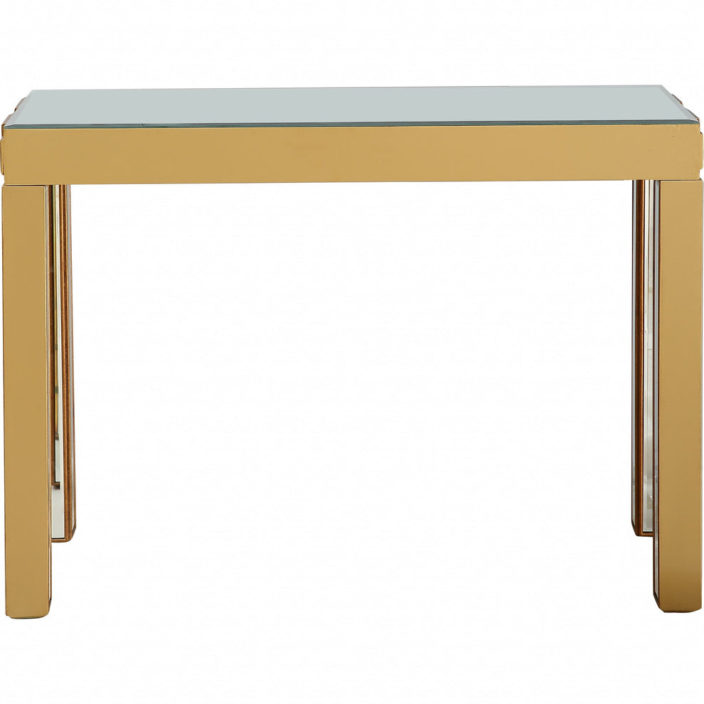 Square Reflective Mirror Console Table By Homeroots | Console Tables | Modishstore - 6