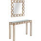 Square Reflective Mirror and Console Table By Homeroots | Console Tables | Modishstore