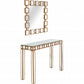Square Reflective Mirror and Console Table By Homeroots | Console Tables | Modishstore - 5