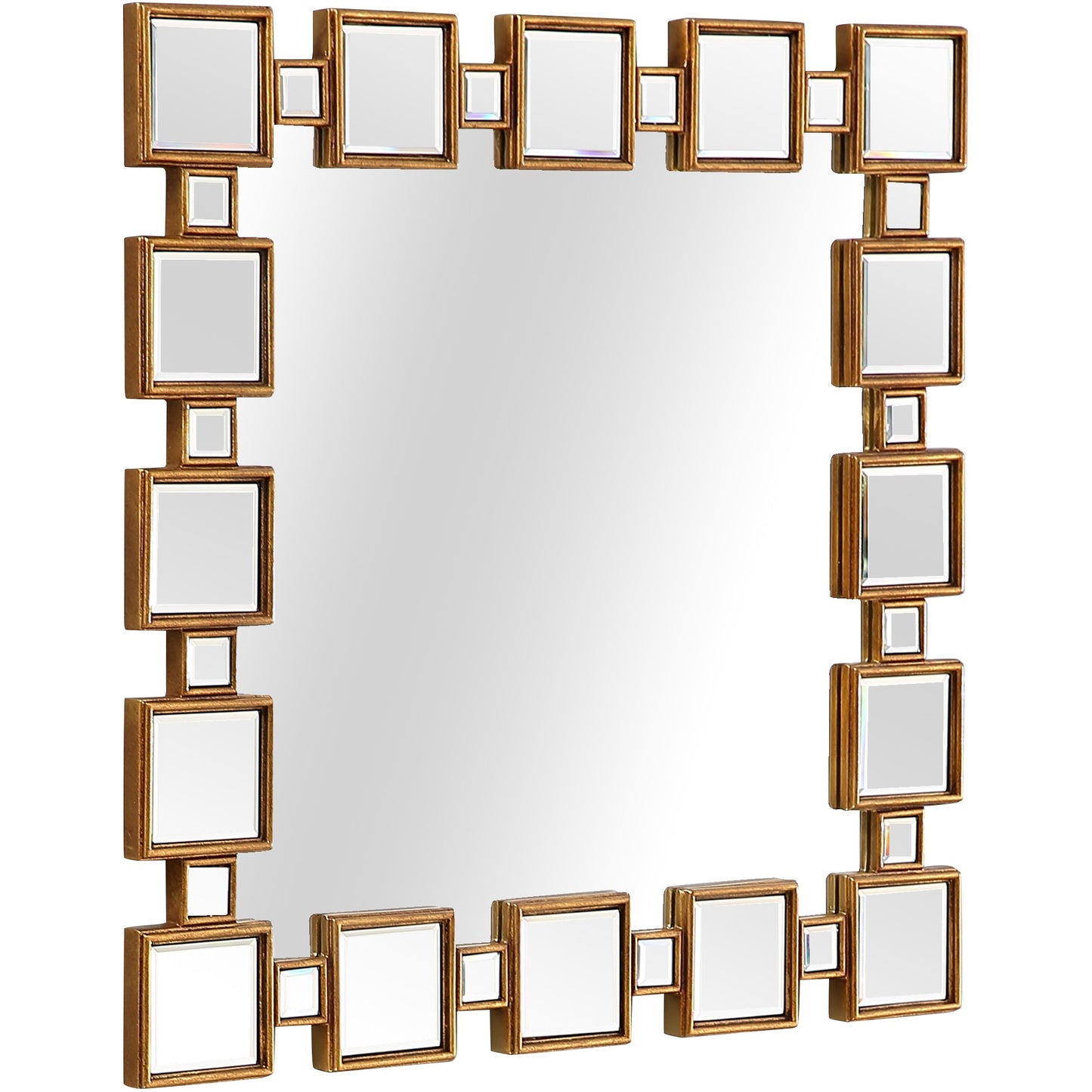Square Reflective Mirror and Console Table By Homeroots | Console Tables | Modishstore - 8