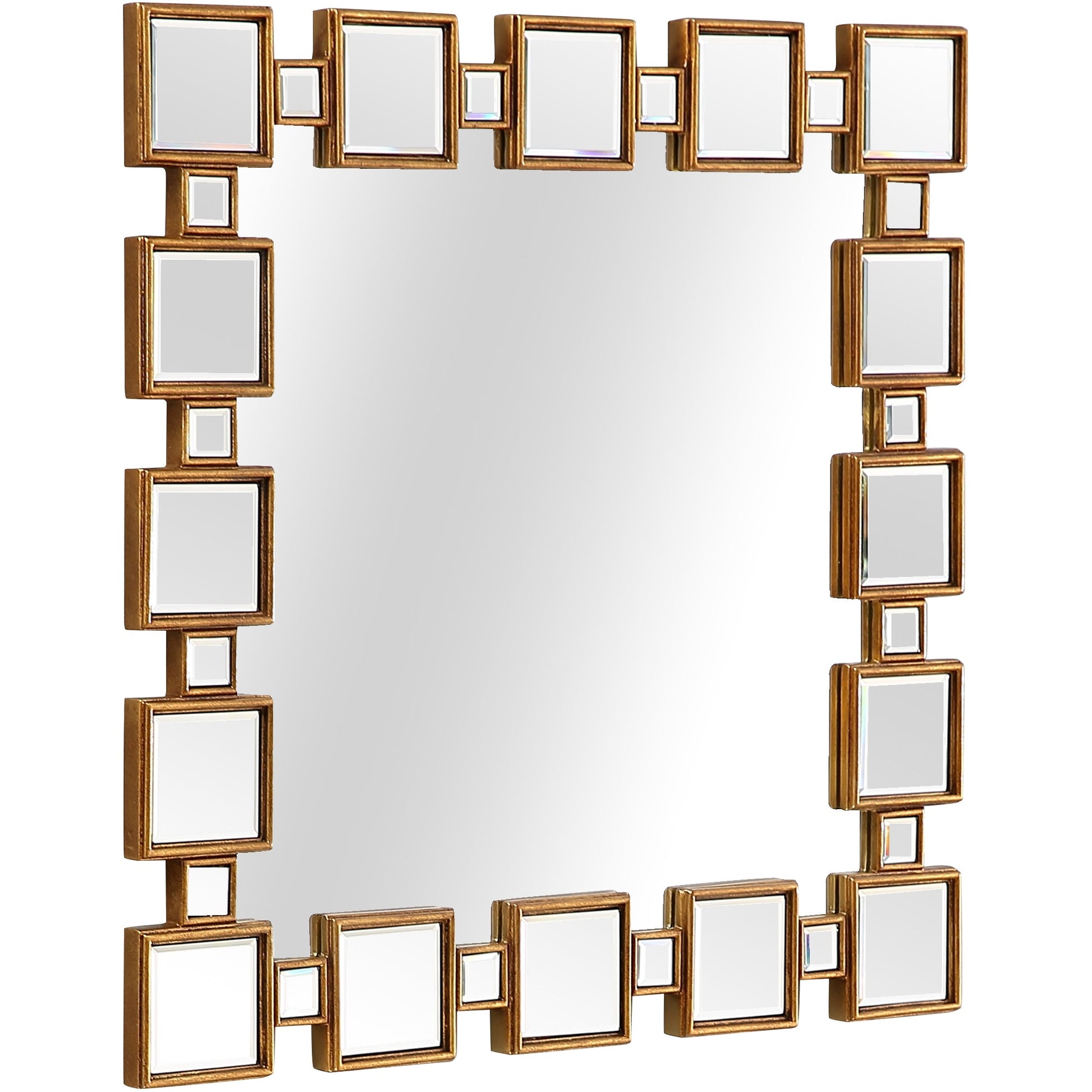 Square Reflective Mirror and Console Table By Homeroots | Console Tables | Modishstore - 8