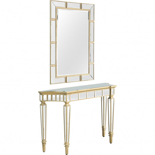 Svelte Mirror and Console Table By Homeroots | Console Tables | Modishstore