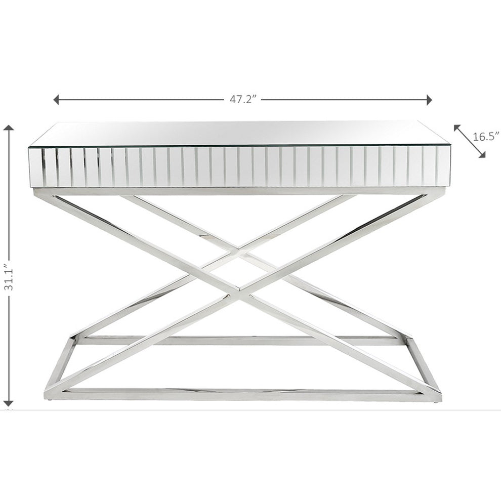 X Shaped Console Table By Homeroots | Console Tables | Modishstore - 8