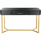 Black and Gold Console Table By Homeroots | Console Tables | Modishstore