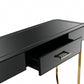 Black and Gold Console Table By Homeroots | Console Tables | Modishstore - 7
