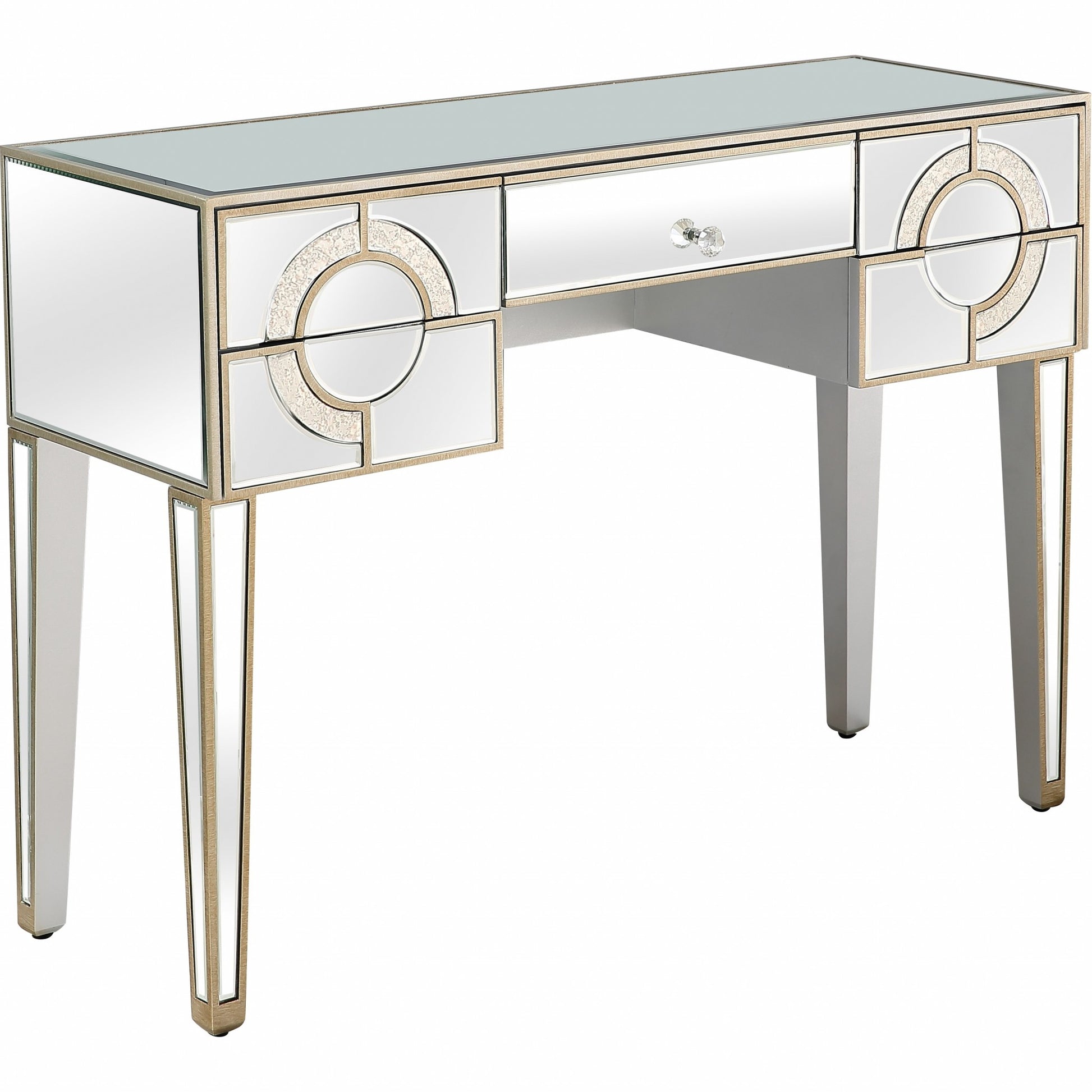 Antiqued Crystal Console Table By Homeroots | Console Tables | Modishstore