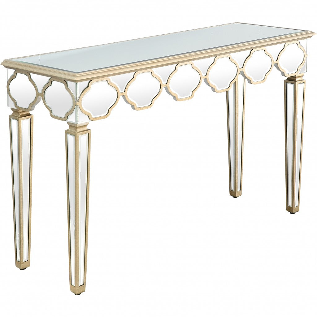 Scalloped Edge Console Table By Homeroots | Console Tables | Modishstore - 4