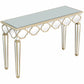 Scalloped Edge Console Table By Homeroots