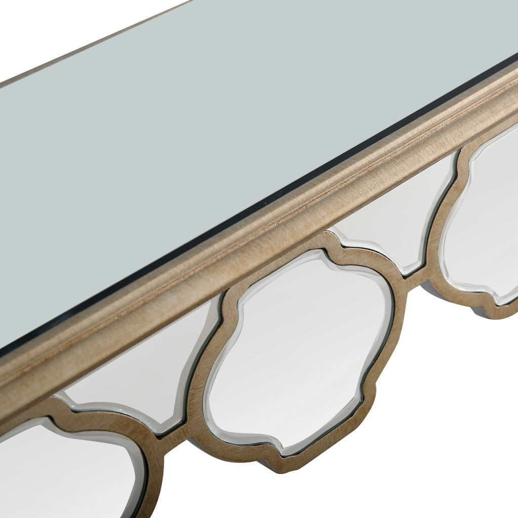 Scalloped Edge Console Table By Homeroots | Console Tables | Modishstore - 7