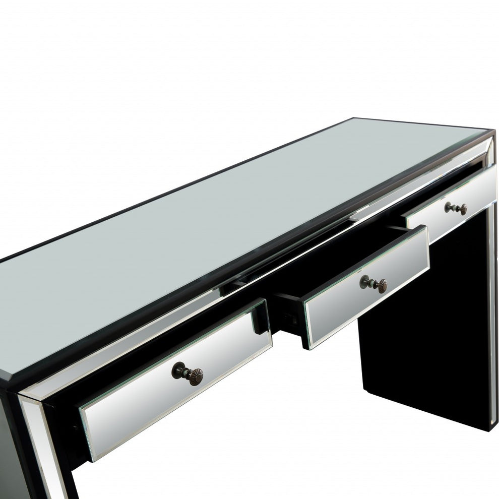 Bold and Black Console Table By Homeroots | Console Tables | Modishstore - 9