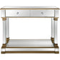 Gold Accent Console Table By Homeroots | Console Tables | Modishstore