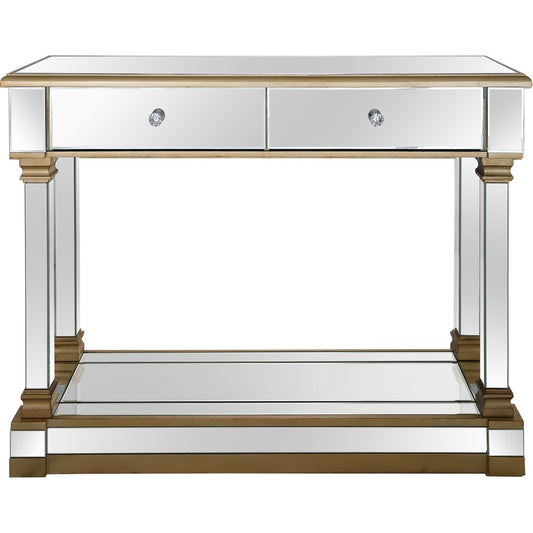 Gold Accent Console Table By Homeroots | Console Tables | Modishstore