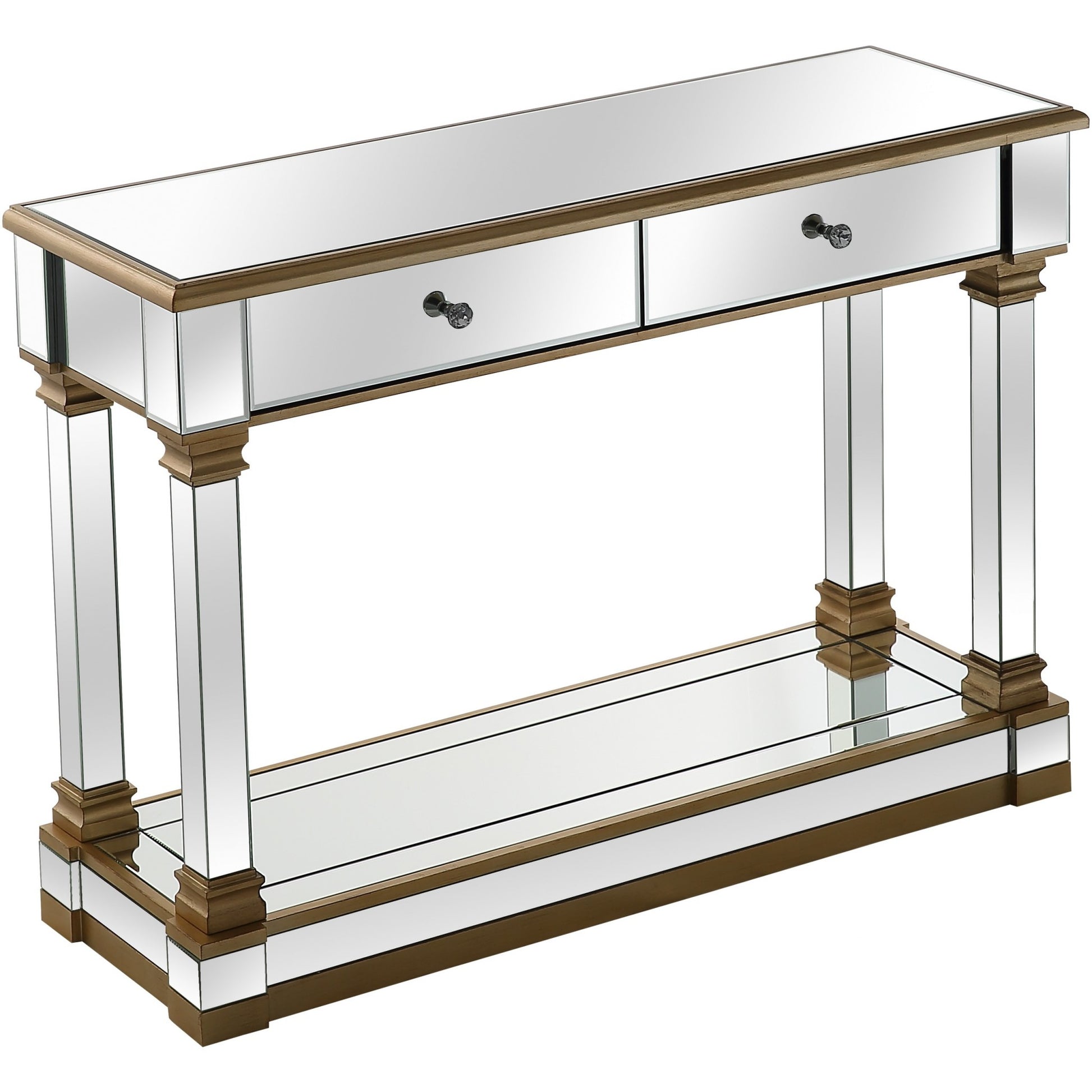 Gold Accent Console Table By Homeroots | Console Tables | Modishstore - 6