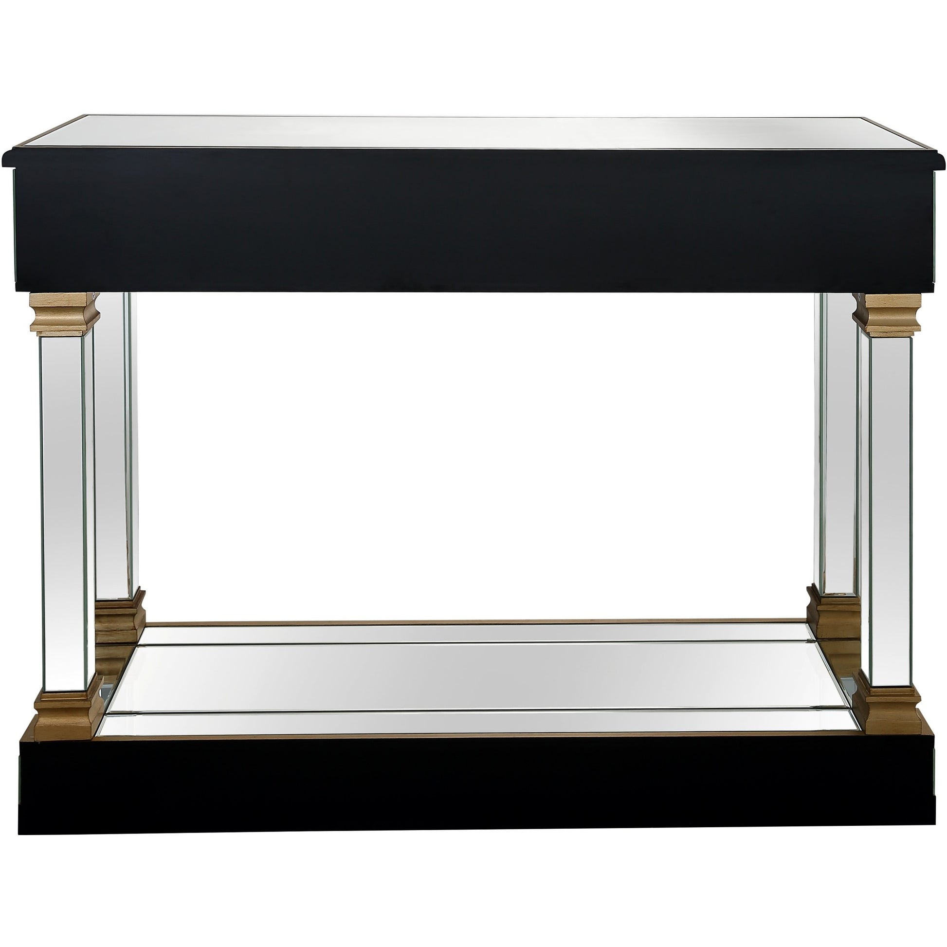 Gold Accent Console Table By Homeroots | Console Tables | Modishstore - 2