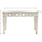 Gold Trimmed Mirrored Console Table By Homeroots | Console Tables | Modishstore - 8