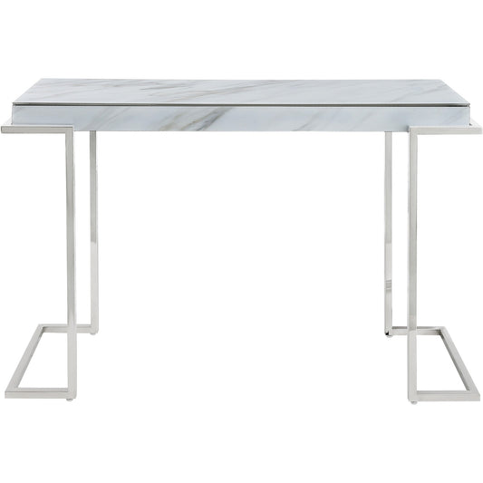 Marble Rectangular Console Table By Homeroots | Console Tables | Modishstore