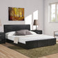Black Platform King Bed By Homeroots - 396992 | Beds | Modishstore - 6