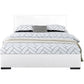 White Platform Twin Bed By Homeroots | Beds | Modishstore