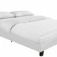 White Platform King Bed By Homeroots - 397008 | Beds | Modishstore - 2