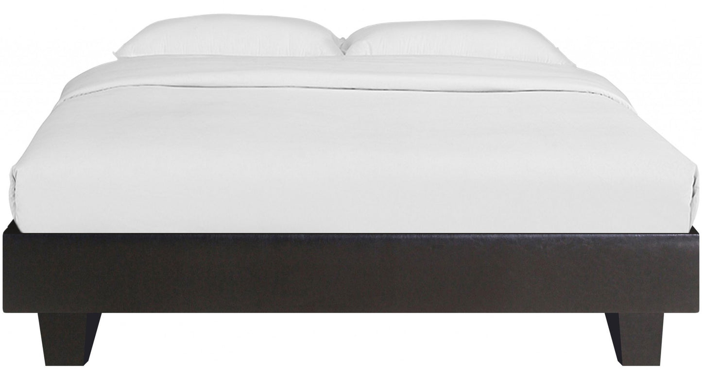 Black Platform King Bed With Two Nightstands By Homeroots - 397010 | Beds | Modishstore - 4