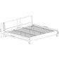 White Platform King Bed By Homeroots - 397014 | Beds | Modishstore - 7