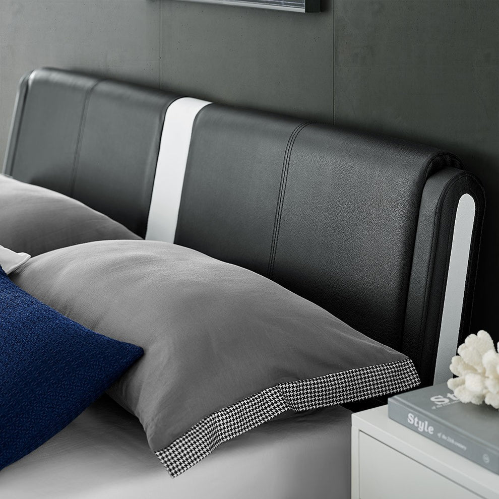 Black Platform King Bed By Homeroots - 397016 | Beds | Modishstore - 6