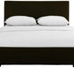 Brown Upholstered King Platform Bed By Homeroots | Beds | Modishstore