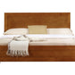 Oak Wood Twin Platform Bed By Homeroots - 397099 | Beds | Modishstore