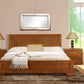 Oak Wood Twin Platform Bed By Homeroots - 397099 | Beds | Modishstore - 3