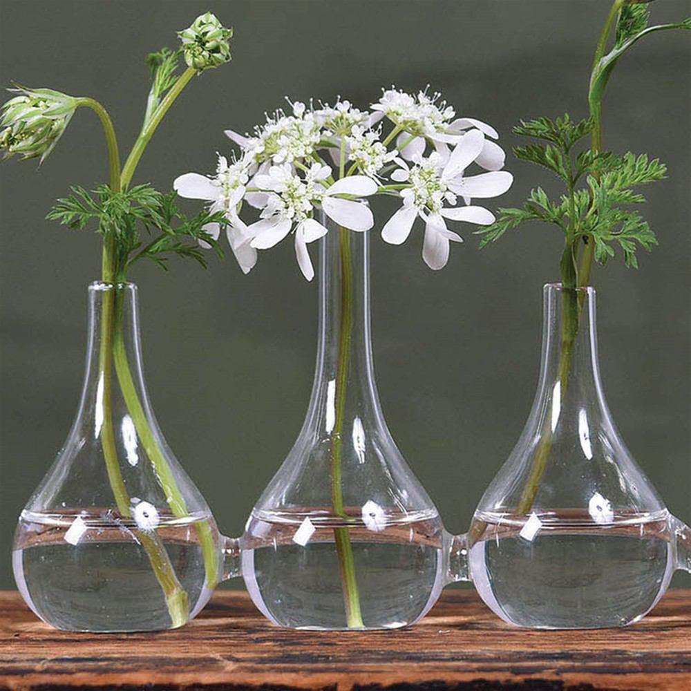 HomArt Quintet Glass Vase - Set of 4 - Feature Image | Modishstore | Vases
