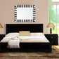 Black Wood Full Platform Bed By Homeroots - 397112 | Beds | Modishstore - 3
