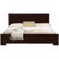 Espresso Wood Full Platform Bed By Homeroots - 397116 | Beds | Modishstore