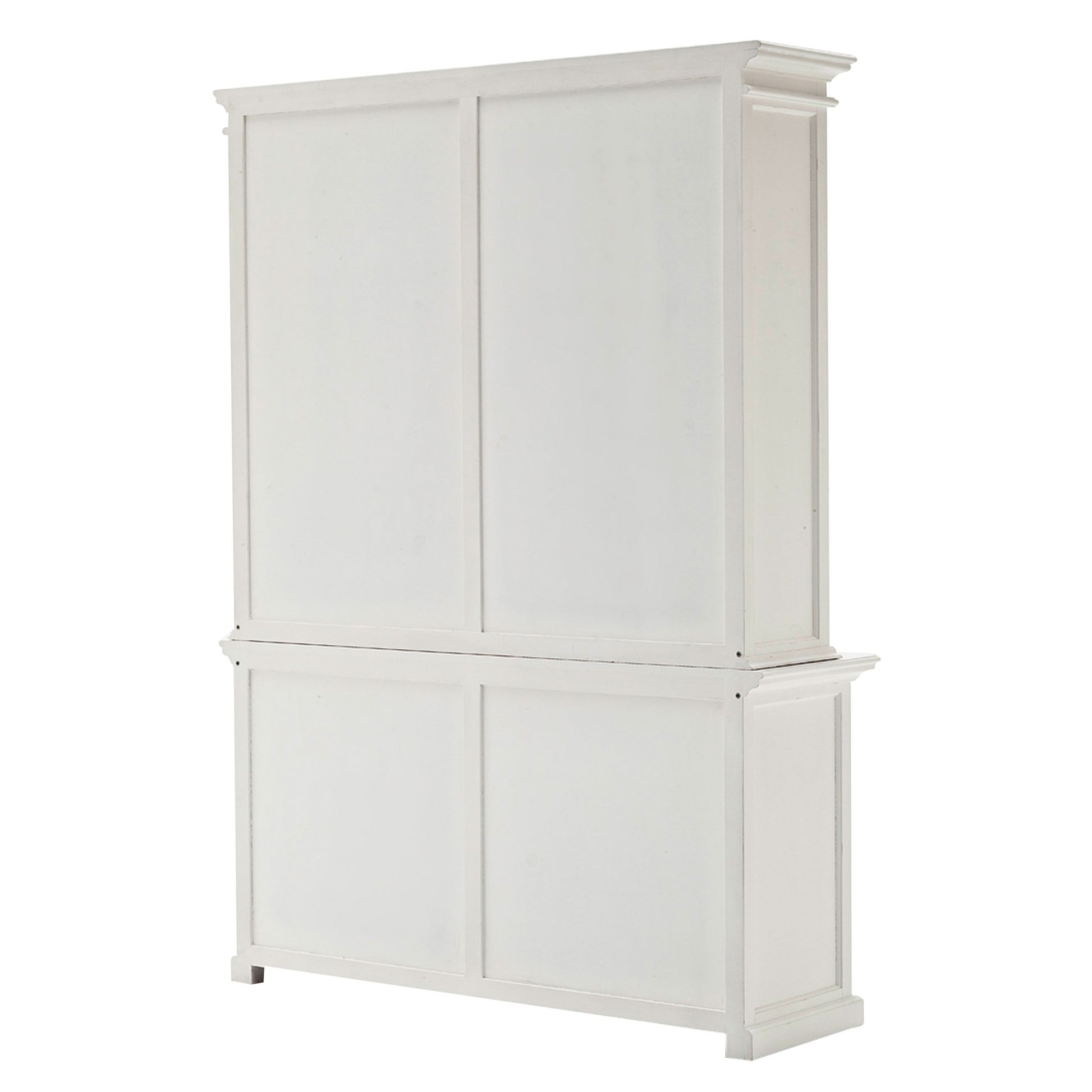 Classic White Hutch Bookcase Unit By Homeroots | Bookcases | Modishstore - 6