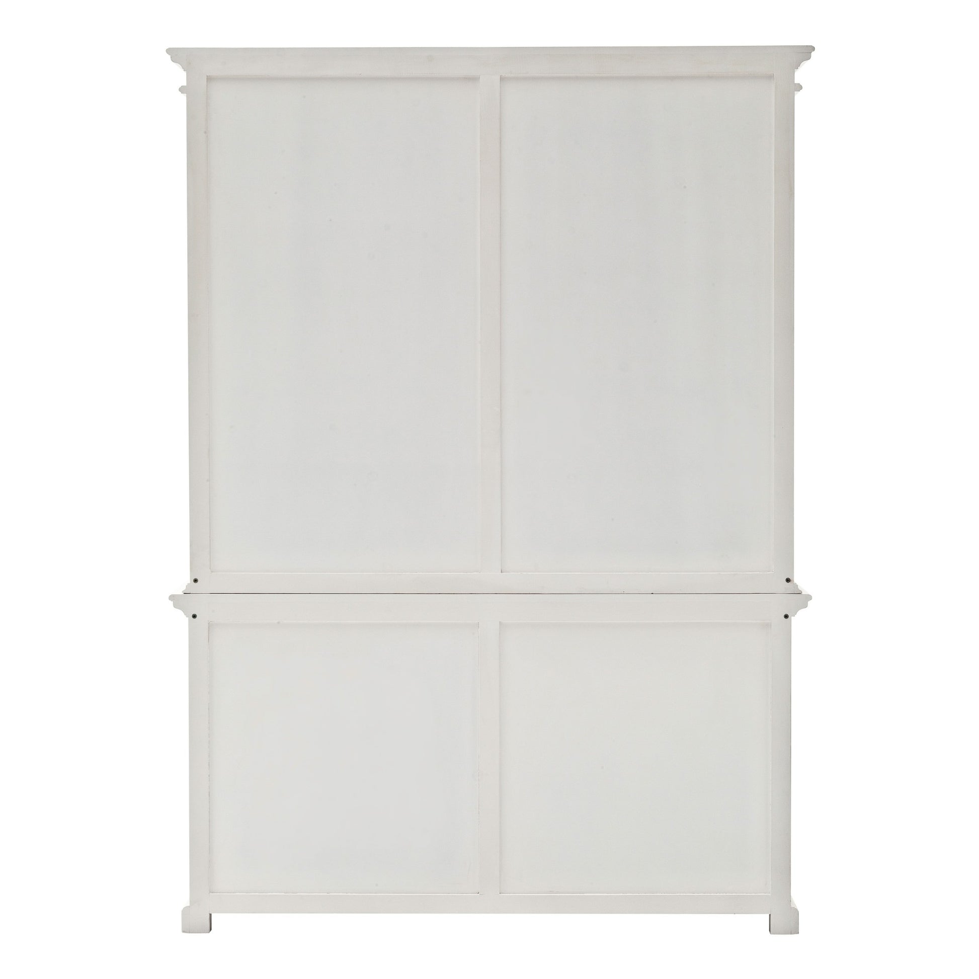 Classic White Hutch Bookcase Unit By Homeroots | Bookcases | Modishstore - 7