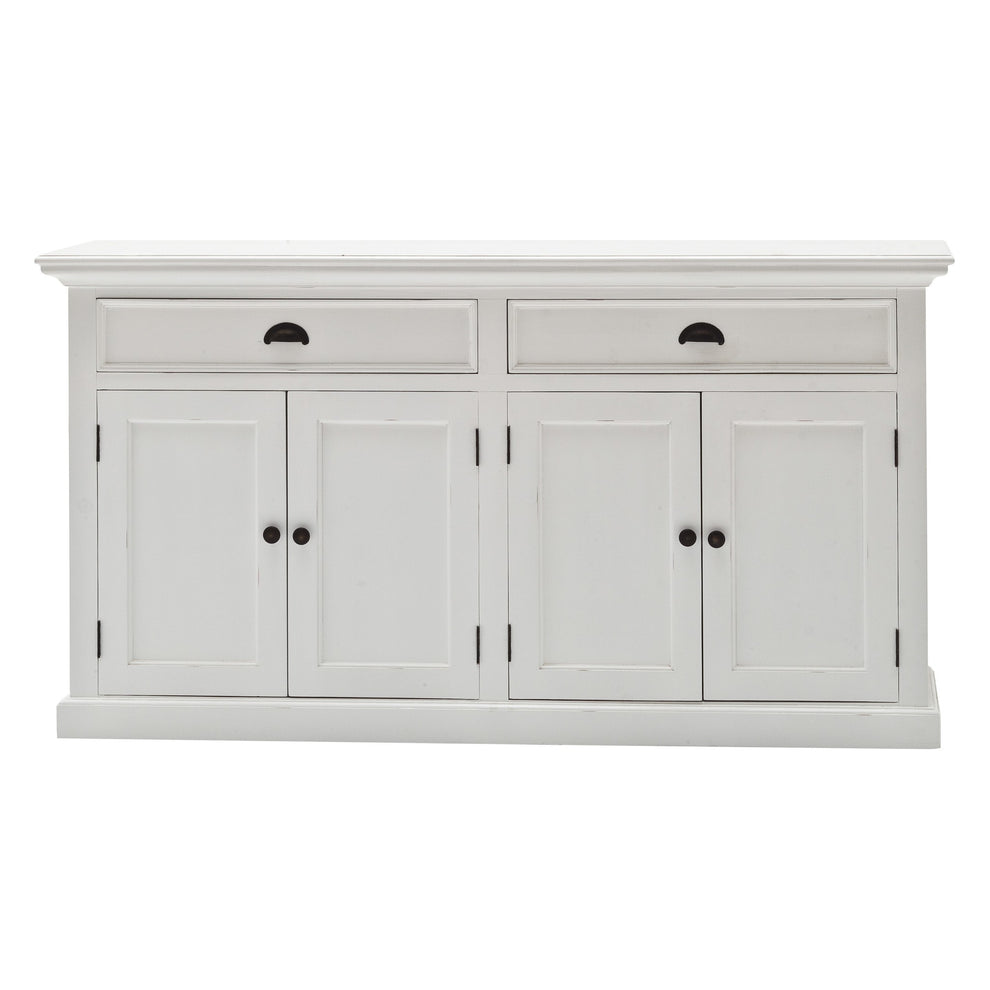 Classic White Hutch Bookcase Unit By Homeroots | Bookcases | Modishstore - 8
