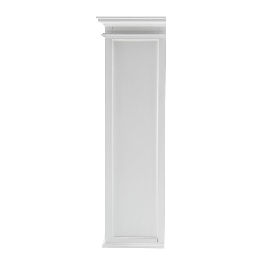 Classic White Buffet Hutch Unit with 2 Adjustable Shelves By Homeroots | Bookcases | Modishstore - 18