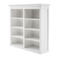 Classic White Buffet Hutch Unit with 2 Adjustable Shelves By Homeroots | Bookcases | Modishstore - 26