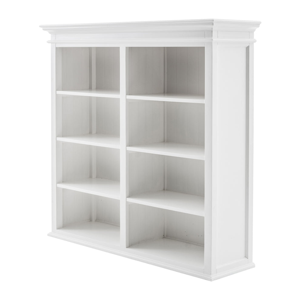 Classic White Buffet Hutch Unit with 2 Adjustable Shelves By Homeroots | Bookcases | Modishstore - 26