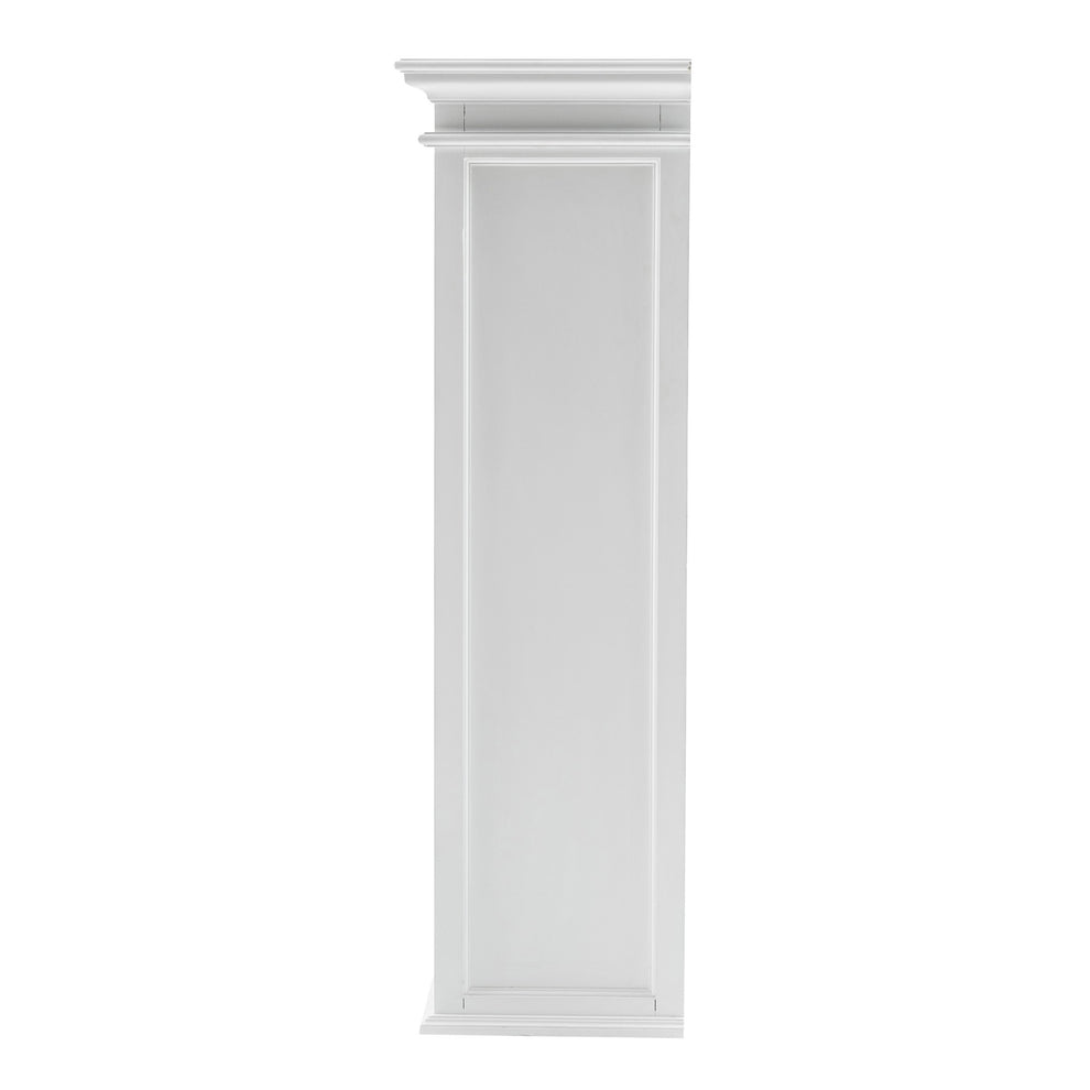 Classic White Buffet Hutch Unit with 2 Adjustable Shelves By Homeroots | Bookcases | Modishstore - 27