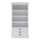 Classic White Bookcase By Homeroots | Bookcases | Modishstore - 2