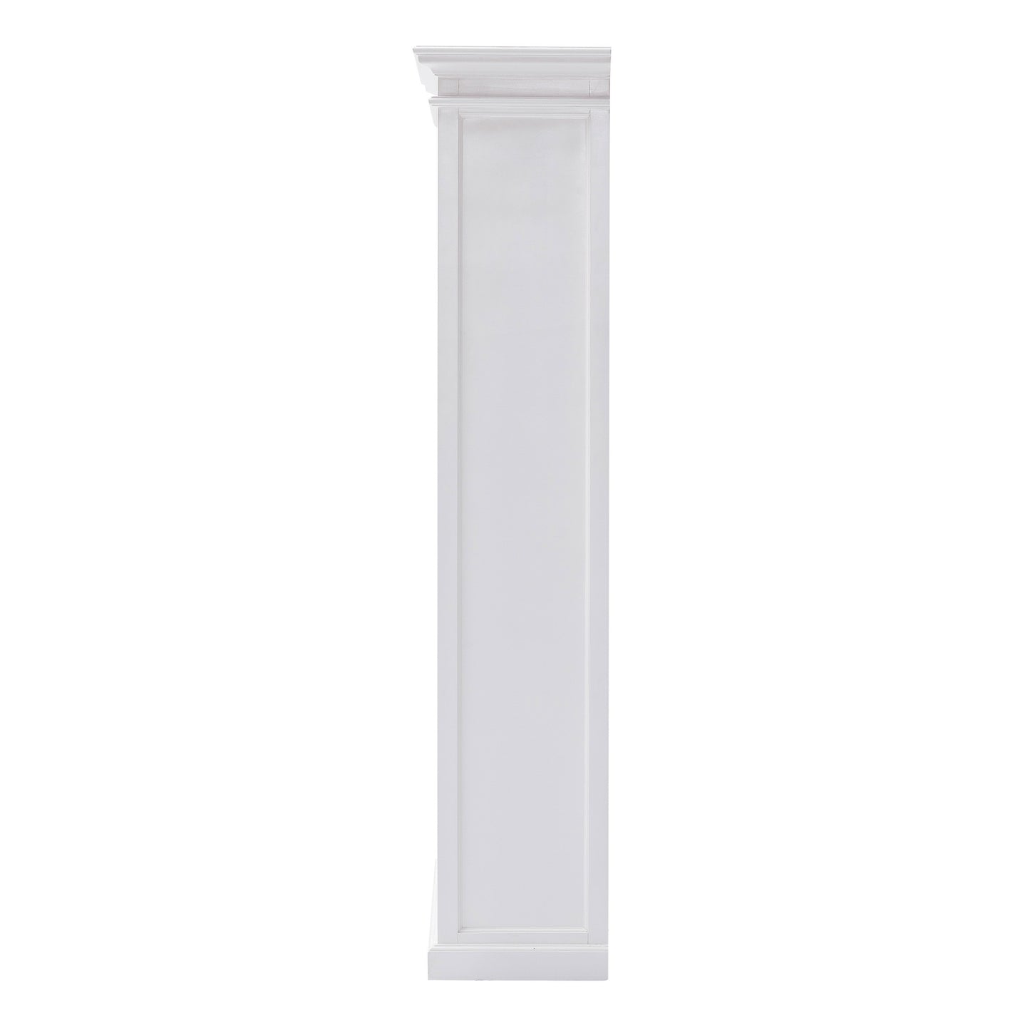 Classic White Bookcase By Homeroots | Bookcases | Modishstore - 4